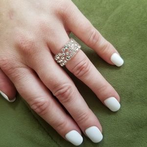 Swarovski Clear Acrylic Ring